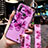 Silicone Candy Rubber Gel Flowers Soft Case Cover S02 for Huawei Enjoy 10 Plus