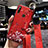 Silicone Candy Rubber Gel Flowers Soft Case Cover S02 for Huawei Enjoy 10 Plus Red