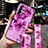 Silicone Candy Rubber Gel Flowers Soft Case Cover S02 for Oppo K5