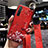 Silicone Candy Rubber Gel Flowers Soft Case Cover S02 for Oppo K5 Red