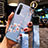 Silicone Candy Rubber Gel Flowers Soft Case Cover S02 for Oppo K5 Sky Blue