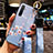 Silicone Candy Rubber Gel Flowers Soft Case Cover S02 for Realme X2 Sky Blue