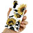 Silicone Candy Rubber Gel Flowers Soft Case Cover S02 for Samsung Galaxy Note 10