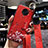 Silicone Candy Rubber Gel Flowers Soft Case Cover S02 for Xiaomi Poco F2 Pro Red