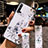 Silicone Candy Rubber Gel Flowers Soft Case Cover S03 for Huawei Nova 5 Pro White