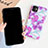 Silicone Candy Rubber Gel Flowers Soft Case Cover S04 for Apple iPhone 11