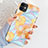 Silicone Candy Rubber Gel Flowers Soft Case Cover S04 for Apple iPhone 11