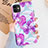 Silicone Candy Rubber Gel Flowers Soft Case Cover S04 for Apple iPhone 11