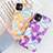 Silicone Candy Rubber Gel Flowers Soft Case Cover S04 for Apple iPhone 11