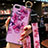 Silicone Candy Rubber Gel Flowers Soft Case Cover S04 for Oppo RX17 Neo