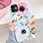 Silicone Candy Rubber Gel Flowers Soft Case Cover S05 for Apple iPhone 11