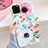 Silicone Candy Rubber Gel Flowers Soft Case Cover S05 for Apple iPhone 11 Pro