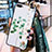 Silicone Candy Rubber Gel Flowers Soft Case Cover S05 for Oppo K1 Green