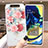 Silicone Candy Rubber Gel Flowers Soft Case Cover S05 for Samsung Galaxy A90 4G