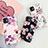 Silicone Candy Rubber Gel Flowers Soft Case Cover S08 for Apple iPhone 11