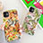 Silicone Candy Rubber Gel Flowers Soft Case Cover S09 for Apple iPhone 11