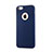 Silicone Candy Rubber Gel Soft Case With Hole for Apple iPhone 5 Blue