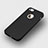Silicone Candy Rubber Gel Soft Cover With Hole for Apple iPhone 5S Black
