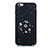 Silicone Candy Rubber Gel Starry Sky Soft Case Cover for Apple iPhone 6 Black