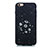 Silicone Candy Rubber Gel Starry Sky Soft Case Cover for Apple iPhone 6 Plus Black