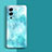 Silicone Candy Rubber Gel Starry Sky Soft Case Cover for Vivo V25 Pro 5G Mint Blue