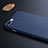 Silicone Candy Rubber Gel Twill Soft Case Z01 for Apple iPhone 8 Plus Blue