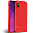 Silicone Candy Rubber Gel Twill Soft Case Z01 for Apple iPhone X Red