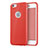 Silicone Candy Rubber Soft Cover With Hole for Apple iPhone 6S Plus Red