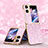 Silicone Candy Rubber TPU Bling-Bling Soft Case Cover GS1 for Oppo Find N2 Flip 5G