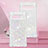 Silicone Candy Rubber TPU Bling-Bling Soft Case Cover S01 for Google Pixel 7a 5G Silver