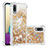 Silicone Candy Rubber TPU Bling-Bling Soft Case Cover S01 for Samsung Galaxy A02 Gold