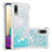 Silicone Candy Rubber TPU Bling-Bling Soft Case Cover S01 for Samsung Galaxy A02 Sky Blue