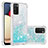 Silicone Candy Rubber TPU Bling-Bling Soft Case Cover S01 for Samsung Galaxy A03s Sky Blue