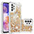 Silicone Candy Rubber TPU Bling-Bling Soft Case Cover S01 for Samsung Galaxy A23 4G Gold