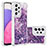 Silicone Candy Rubber TPU Bling-Bling Soft Case Cover S01 for Samsung Galaxy A33 5G Purple