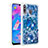 Silicone Candy Rubber TPU Bling-Bling Soft Case Cover S01 for Samsung Galaxy A40s Blue