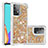 Silicone Candy Rubber TPU Bling-Bling Soft Case Cover S01 for Samsung Galaxy A52 4G Gold