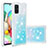 Silicone Candy Rubber TPU Bling-Bling Soft Case Cover S01 for Samsung Galaxy A71 4G A715 Sky Blue