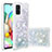 Silicone Candy Rubber TPU Bling-Bling Soft Case Cover S01 for Samsung Galaxy A71 5G Silver