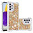 Silicone Candy Rubber TPU Bling-Bling Soft Case Cover S01 for Samsung Galaxy A73 5G Gold