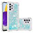 Silicone Candy Rubber TPU Bling-Bling Soft Case Cover S01 for Samsung Galaxy A73 5G Sky Blue