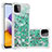 Silicone Candy Rubber TPU Bling-Bling Soft Case Cover S01 for Samsung Galaxy F42 5G Green