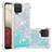 Silicone Candy Rubber TPU Bling-Bling Soft Case Cover S01 for Samsung Galaxy M12 Sky Blue