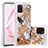 Silicone Candy Rubber TPU Bling-Bling Soft Case Cover S01 for Samsung Galaxy Note 10 Lite