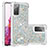 Silicone Candy Rubber TPU Bling-Bling Soft Case Cover S01 for Samsung Galaxy S20 FE 4G Silver