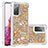 Silicone Candy Rubber TPU Bling-Bling Soft Case Cover S01 for Samsung Galaxy S20 FE 5G Gold
