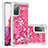 Silicone Candy Rubber TPU Bling-Bling Soft Case Cover S01 for Samsung Galaxy S20 FE 5G Hot Pink