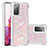 Silicone Candy Rubber TPU Bling-Bling Soft Case Cover S01 for Samsung Galaxy S20 FE 5G Pink