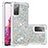 Silicone Candy Rubber TPU Bling-Bling Soft Case Cover S01 for Samsung Galaxy S20 FE 5G Silver