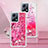 Silicone Candy Rubber TPU Bling-Bling Soft Case Cover S01 for Xiaomi Poco X5 5G Hot Pink